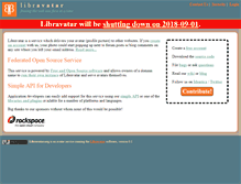 Tablet Screenshot of libravatar.org